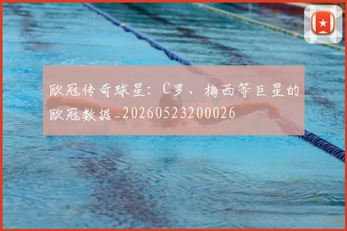 欧冠传奇球星：C罗、梅西等巨星的欧冠数据_20260523200026